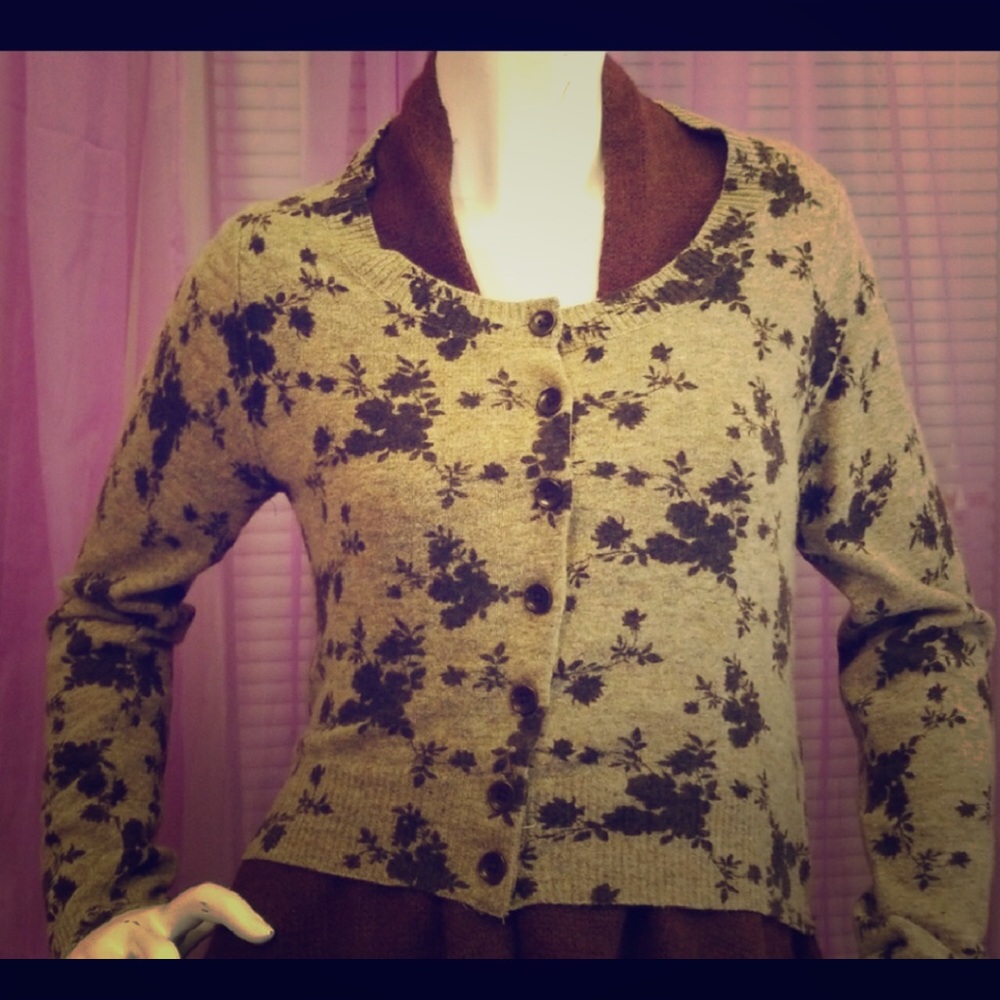 Anthropology Sleeping on Snow cardigan